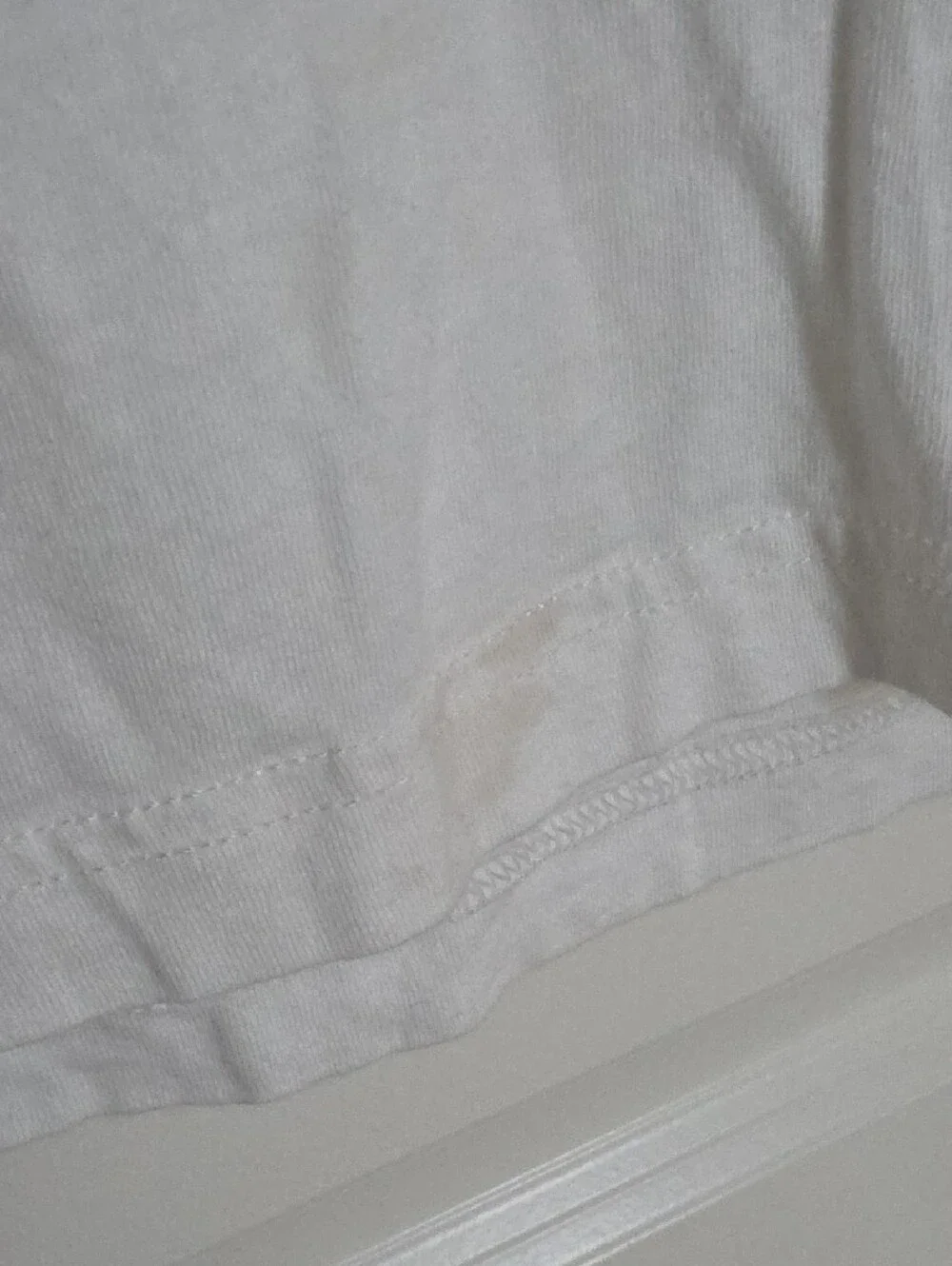 GAP White Long Sleeve Tee with Black Graphic